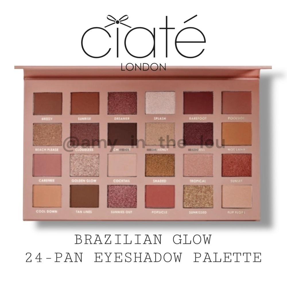 Brazilian Glow 24-Shade Eyeshadow Palette by Ciate London